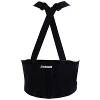 McDavid 496 CL Classic Logo Lightweight Back Support with Suspenders Black X-
