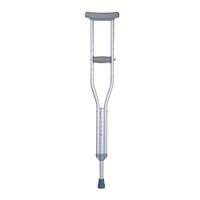 Underarm Crutches Light Weight Aluminun Alloy Walking Sticks Adjustable Height Non-Slip Cane Health Recovery Tool For Patients, 1 Piece, S, M, L,S