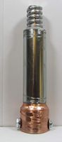 1 pc - X-Large Metal Threaded Tip (Fits 1" Poles) (Buy 3 Get 1 Free) For Wood, Plastic & Metal Poles. Reach Hook - Boat Hook - Cargo Hook - Tree Hook - Tree Vine Remover - Pole Extender