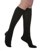 Maxar Silver Fiber Cotton Compression Support Socks, Unisex, x-Large, Black