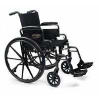 E&J Traveler L4 Wheelchair - 20" x 16", Flip Back Full Arm, Swingaway Footrest - 3F020340