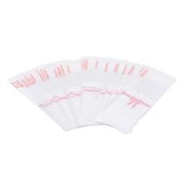 Sevenfly 100Pcs Mini Plastic Cookie Packaging Self Adhesive Bags DIY Cookie Candy Package Cellophane Gift Bags,Style 4