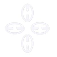 4 Pcs Upgraded Underwear Sports Anti-Skid Belt with Plug, Bra Shoulder Belt Anti-Skid Button, High Elasticity