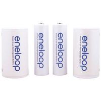 SANYO Eneloop Spacer Pack with 2 AA and 2 C-Size Spacers (Discontinued by Manufacturer)