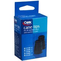 CANE TIP 7/8" BLACK A719-00 1 per pack by APEX-CAREX HEALTHCARE