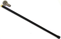 Snake Eye Tactical Pewter Design Handle Walking Cane w/Small Handle Storage, No Blade, 34.5" Overall (Knights Templar)