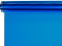 Solid Color Cello Rolls - 40"x100' Blue Cello Roll 1.0 mil (3 Rolls) - WRAPS-CR40B