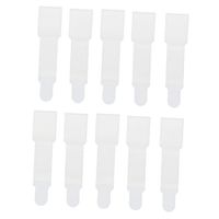10pcs Anti-Slip Toe Brace Wrap Toe Separator Bandage Straightener for Hammer - White