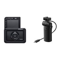 Sony RX0 II 1" (1.0-Type) Sensor Ultra-Compact Camera with Vct Camera Grip, Vlogging Black (VCTSGR1)