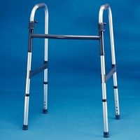 Sammons Preston InvacareÂ® Dual-Release Paddle Walker ( Junior Walker with 5" Fixed Wheels )