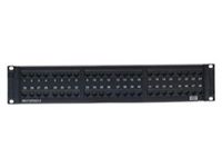 P6E48U - Hubbell Nextspeed Category 6 Universal Patch Panel, Black, 48-Port