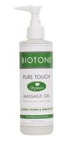 BIOTONE Pure Touch Organics Massage Gel - 8 oz