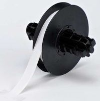 Brady - B30C-500-595-WT - Brady B30C-500-595-WT White Vinyl Continuous Thermal Transfer Printer Label Roll - Indoor/Outdoor - 0.5 in Width - 100 ft Length - B-595