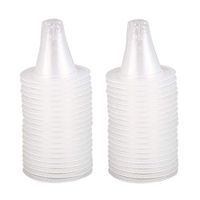 YASUOA 200 Pieces Disposable Ear Thermometer Probe Covers Clear Refill Caps Lens Filters Earcap for Digital Thermometers Disposable Covers Thermoscan Women Men Children Health Examination Kids Sick