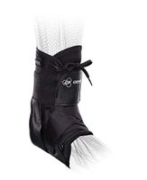 DonJoy Performance ANAFORM Lace-Up Figure-8 Straps Ankle Brace for Mild to Moderate Ankle Support for Football, Volleyball, Wrestling, Soccer, Lacrosse, Snowboarding, Basketball