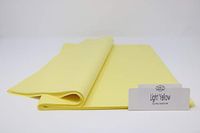 Light Baby Yellow - Tissue Paper - 96 Sheets - 15 Inch x 20 Inch - for Gift Bags, Gift Wrap, Paper Flower, Party Decoration, Pom Poms - Premium Quality | Colors of Rainbow