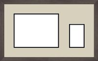 ArtToFrames 21x12.5 Picture Frame 1.25" Espresso
