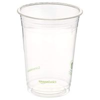 AmazonBasics Compostable 16 oz. Cold Cup, Clear, Pack of 1,000