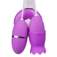 Bache60 12 Speeds Female Tōngue Vibratór Clitóris Lícking Stimulatór Nīpple Sùcker Masager Adullt Six Toys