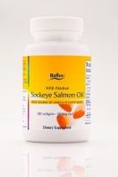 Pure Wild Alaskan Salmon Oil 500mg by BioPure 180 Soft Gels
