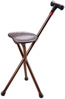 Walking Stick Elderlycrutch Smart Cane Stool Multi-Functional Bindspeaker Adjustable Lamp Holder Light Radio Anti-Slip Elderly Men Ergonomic Design Aluminum Alloy+Rubber