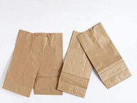 BonBon Paper Kraft Small Brown Paper Treat Lunch Bags (Kraft, Small)