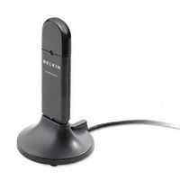 Belkin® N Wireless USB Adapter for Notebook PC ADAPTER,N WIRELESS USB,GY E81549 (Pack of2)