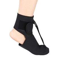 Daxin Plantar Fasciitis Night Splint Foot Drop Orthotic Brace Adjustable Elastic Ankle Support for Plantar Fasciitis, Heel, Ankle, Arch Foot Pain, Achilles Tendonitis with Hard Spiky Massage Ball