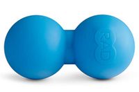 RAD Roller XL I Deep Tissue Peanut Massage Tool for Neck, Upper Back, Thoracic Spine, Psoas, Quads and Hamstring Self Myofascial Release, Massage and Mobility in Soft Density I Blue