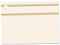 Cream & Gold Theme Gift Cards3-3/4x2-3/4" (30 unit, 6 pack per unit.)