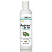 Natural Lice Shampoo and Treatment - Peppermint & Tea Tree - 100% Effective After One 15 Minute Application - Kill Head Lice, Nits - Safe for Kids & Pregnant Women’s.