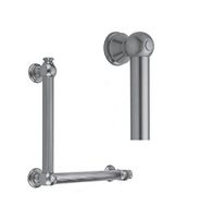 Jaclo G30-12H-12W-SN Straight Smooth Grab Bar, Satin Brass