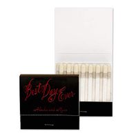 400pk Matches - Black-Favors