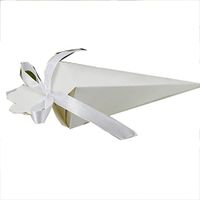 50pcs Diamante Confetti Cone Favour Boxes Party Wedding Favour Boxes Gift Box for Favours Sweets Confetti Jewelry