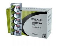 100 pcs Maxell SR916SW SR68 SR916 373 Silver Oxide Watch Battery