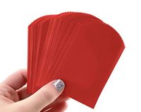 50 Mini Red Paper Bags - 4" x 2.5" Party Favor Bag, DIY Craft Supplies Projects