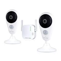 Night Owl Security 4 Channel 1080p HD Wireless Gateway with 16GB microSD Card and 2 Indoor Cameras, White (WG4-2I-16SD-B)