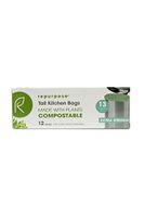 Repurpose 100% Compostable Plant-Based Tall Kitchen Bags, Meets ASTM 6400 Compostable Standards (Pack - 2, 13 - Gallon)