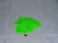 Metallic Confetti Rectangle (Neon Green)