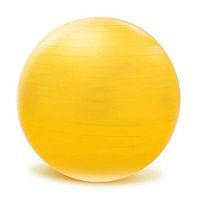 AIYKXY Practice Ball Mini Yoga Pilates Ball，Stability Exercise Training Gym Anti Burst and Slip Resistant Balls-Yellow 45cm