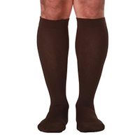 Made in The USA - Medical Compression Socks for Men, Firm Graduated Support Socks 20-30mmHg - Closed Toe - 1 Pair - Absolute Support, SKU: A104BR2 (Brown, Medium) – Helps with Poor Circulation, Edema