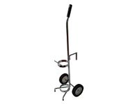 FWF Oxygen CART with Lower Bed Hook Holds 1 (D OR E Styles) Cylinder 4.3" Made in USA
