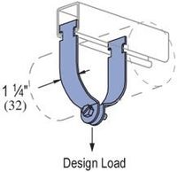 Genuine Unistrut P1115-EG 1-1/2" Rigid Steel Conduit Pipe Strut Clamp for All 1-5/8" Strut Channels
