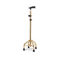 Lxn Crutches Walking Sticks Elderly People Walking Sticks Four-Legged Multi-Function Handcuffs Non-Slip Sticks Height Adjustable Non-Slip Walking Stick (Color : B)