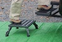 Safety Step A10CG Gray 15 x 19 Large Folding Adjustable Height Step by Safety Step