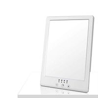 (New)10,000 Lux LED Bright White Light Therapy Lamp with Adjustable Brightness, Color, and Countdown Timer