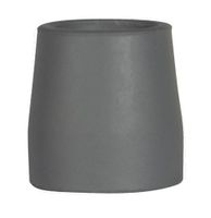 Univ Tips Grey 1 Shaft - Pr. for Crutch Walkers Commodes