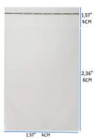200ct Clear Plastic Bags 1.96" X 3.14" Thick Self Sealing OPP Cello Bags for Plastic Poly Bags for A4,Letter Sized Documents,Marketing Materials,Clothes Bakery Cookies Decorative Wrappers(1.96"X3.14")