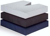 Blue Chip Memory Foam Coccyx Wheelchair Seat Cushion (1) Comes standard in Blue