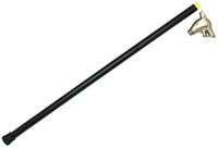 Snake Eye Tactical Pewter Design Handle Walking Cane w/Small Handle Storage, No Blade, 34.5" Overall (Wolf)
